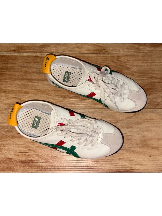 Onitsuka Tiger by Asics Shoes - Onitsuka Tiger MEXICO 66 Beige Green Red
